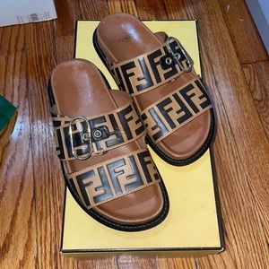 Fendi brown sandals
